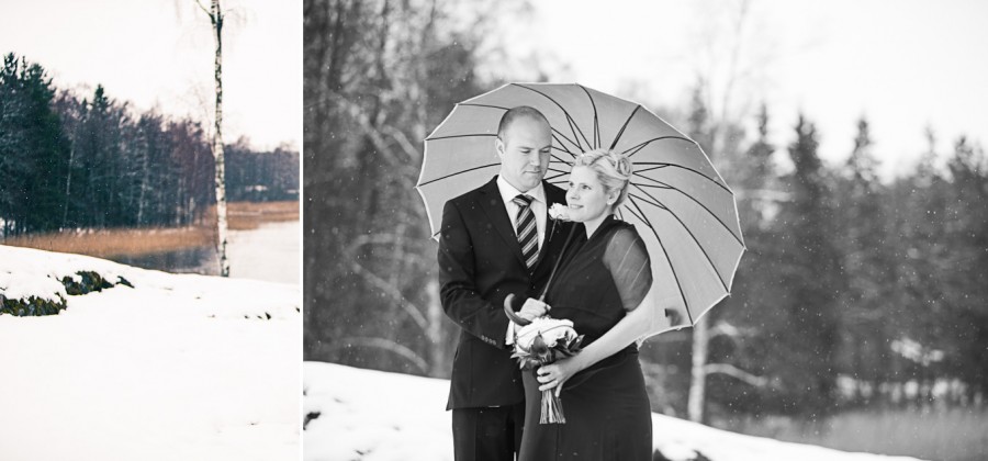 Vinterbröllop i april